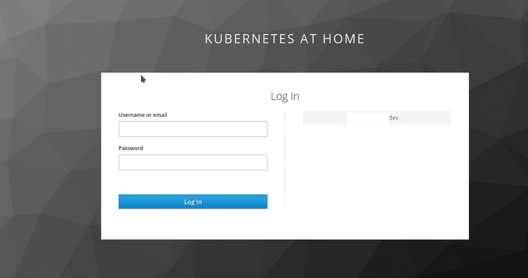 Keycloak login