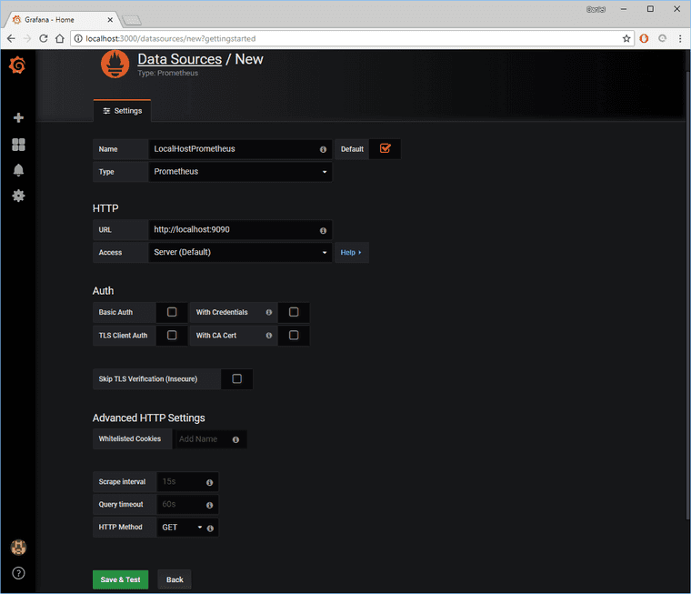 Grafana Data Source
