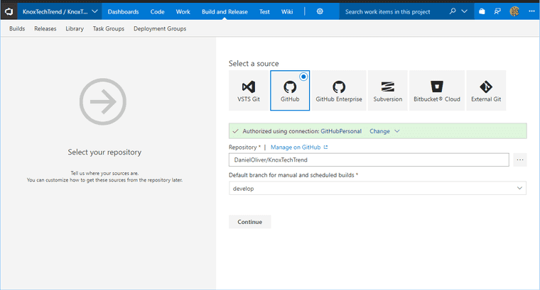 VSTS YAML Feature