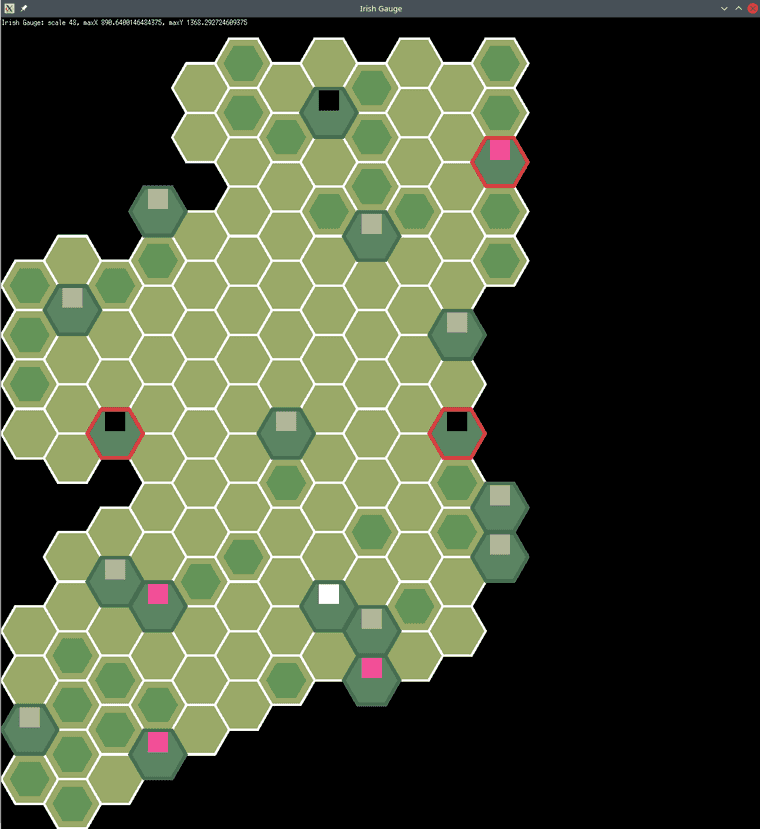 Irish Gauge's almost starting setup done on the computer