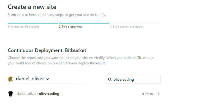 Netlify Step 2