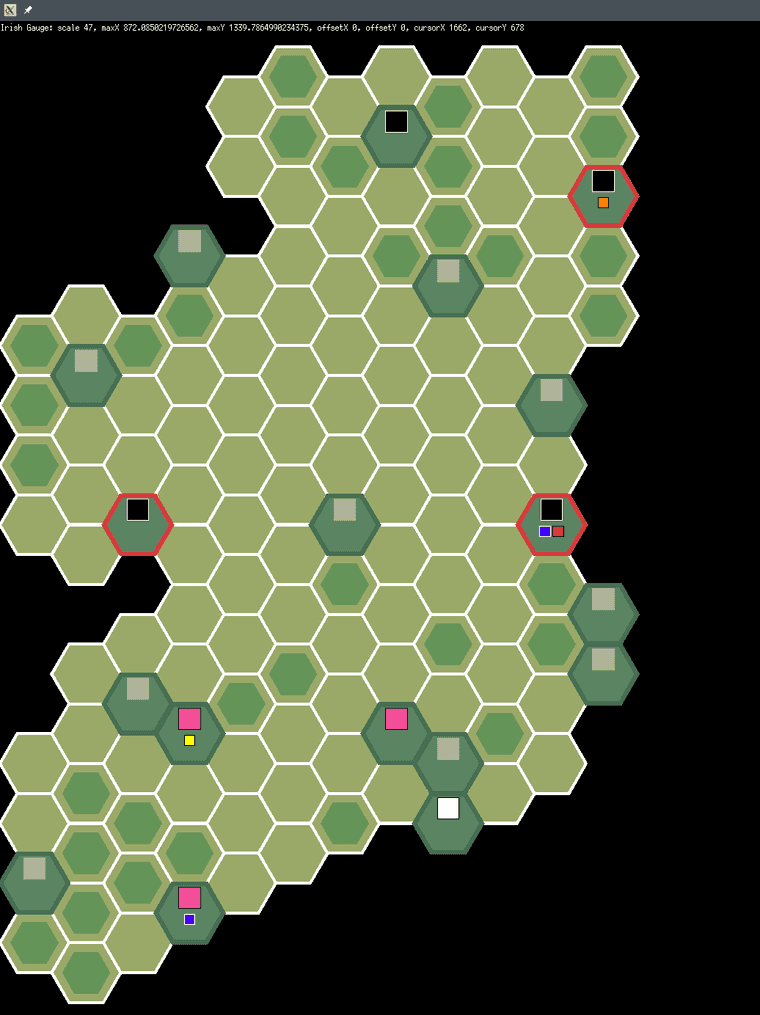 Current status of the game's drawing